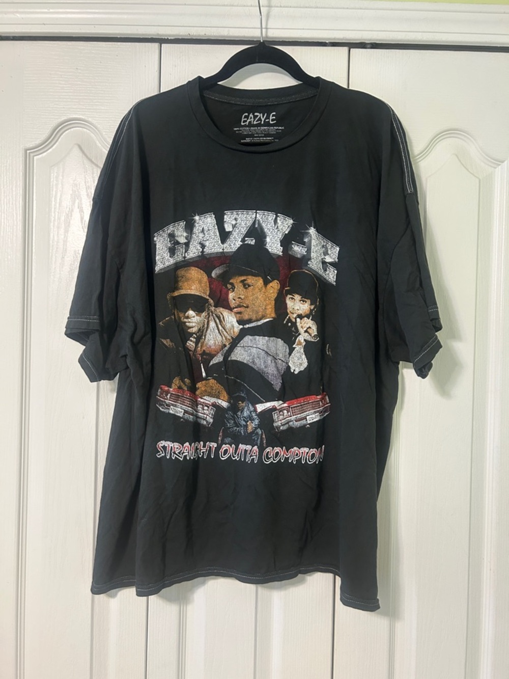 Black Graphic Short Sleeve Tee